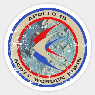 Apollo 15 Vintage Insignia Sticker